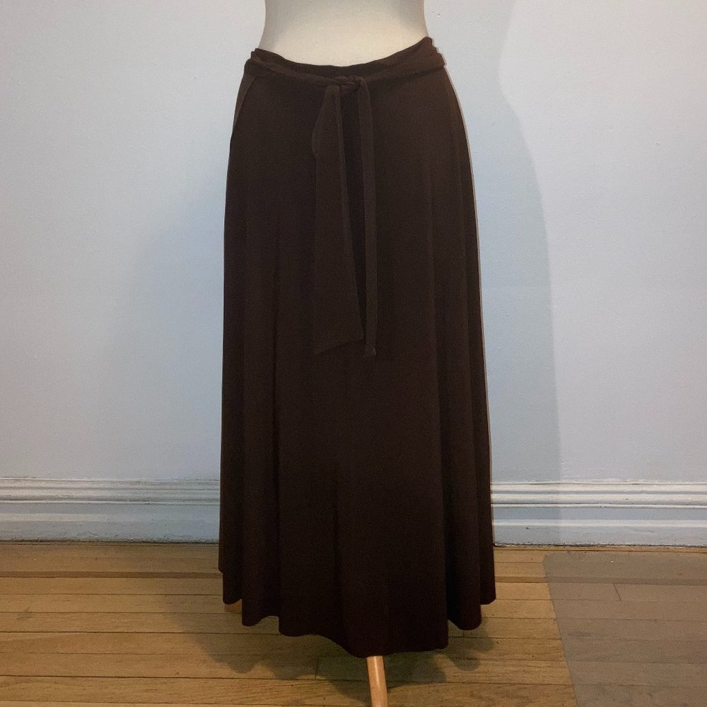 Christopher Fischer Long Wrap A-line Skirt